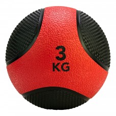 Medicininis kamuolys Tunturi - 3kg, juoda/raudona